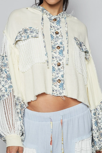 POL Woven Balloon Sleeve Jacket-Tops-Krush Kandy, Women's Online Fashion Boutique Located in Phoenix, Arizona (Scottsdale Area)