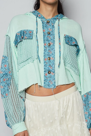POL Woven Balloon Sleeve Jacket-Tops-Krush Kandy, Women's Online Fashion Boutique Located in Phoenix, Arizona (Scottsdale Area)