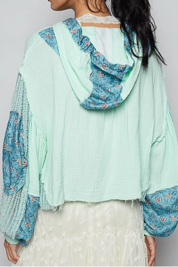 POL Woven Balloon Sleeve Jacket-Tops-Krush Kandy, Women's Online Fashion Boutique Located in Phoenix, Arizona (Scottsdale Area)