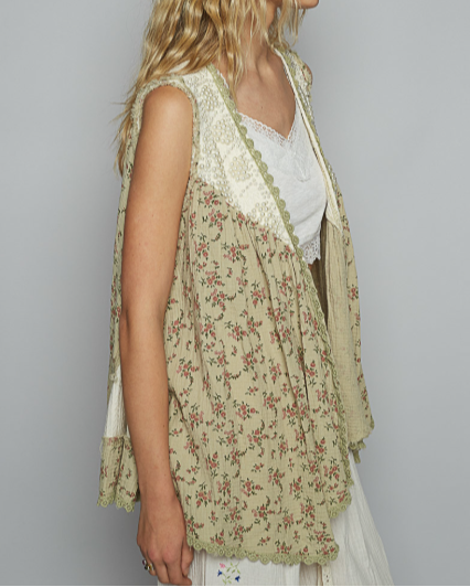 Pearly Woven Open A-Line Cardigan-Tops-Krush Kandy, Women's Online Fashion Boutique Located in Phoenix, Arizona (Scottsdale Area)