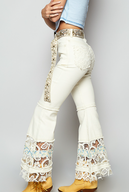 POL Woven Denim Pants-Pants-Krush Kandy, Women's Online Fashion Boutique Located in Phoenix, Arizona (Scottsdale Area)