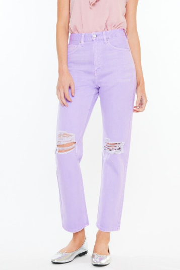 Lavender Luxe Kancan Ultra High Rise 90’s Straight Jeans-Jeans-Krush Kandy, Women's Online Fashion Boutique Located in Phoenix, Arizona (Scottsdale Area)