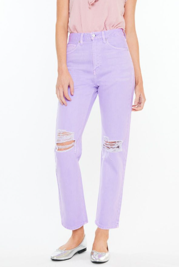 Lavender Luxe Kancan Ultra High Rise 90’s Straight Jeans-Jeans-Krush Kandy, Women's Online Fashion Boutique Located in Phoenix, Arizona (Scottsdale Area)