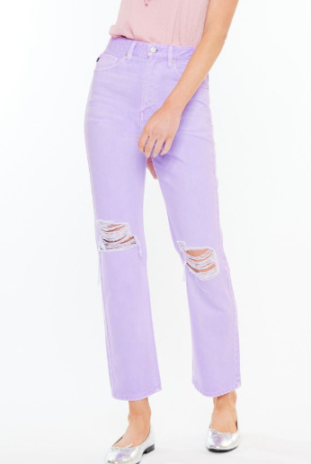 Lavender Luxe Kancan Ultra High Rise 90’s Straight Jeans-Jeans-Krush Kandy, Women's Online Fashion Boutique Located in Phoenix, Arizona (Scottsdale Area)