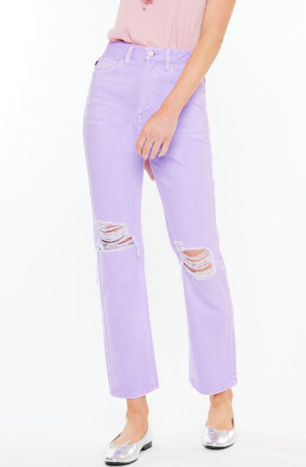 Lavender Luxe Kancan Ultra High Rise 90’s Straight Jeans-Jeans-Krush Kandy, Women's Online Fashion Boutique Located in Phoenix, Arizona (Scottsdale Area)