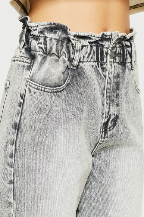 Edge Revival Kancan High Rise Paperbag Cuffed Jeans-Jeans-Krush Kandy, Women's Online Fashion Boutique Located in Phoenix, Arizona (Scottsdale Area)