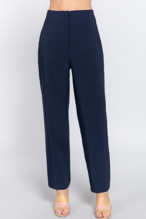Pintuck Perfection High Waist Pants-Pants-Krush Kandy, Women's Online Fashion Boutique Located in Phoenix, Arizona (Scottsdale Area)