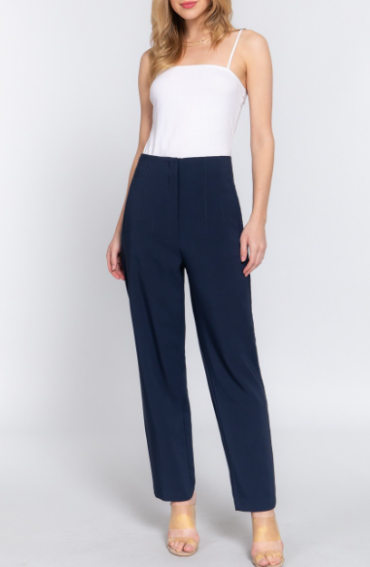Pintuck Perfection High Waist Pants-Pants-Krush Kandy, Women's Online Fashion Boutique Located in Phoenix, Arizona (Scottsdale Area)