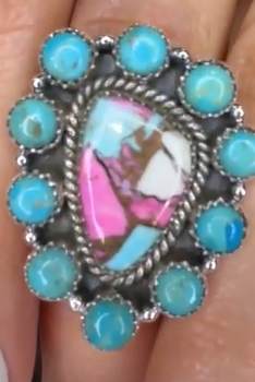 Stunning Krush Exclusive Pink Turquoise Rings MADE TO ORDER-Ring Sizers-Krush Kandy, Women's Online Fashion Boutique Located in Phoenix, Arizona (Scottsdale Area)
