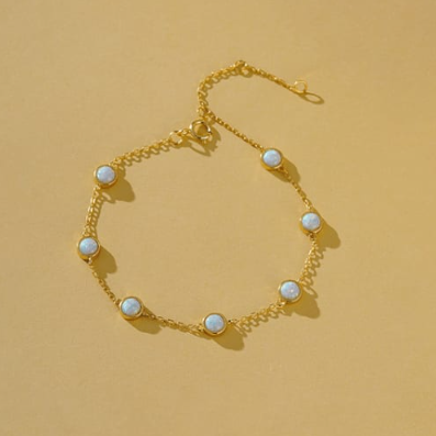 Geometric Minimalist Link Bracelet-Necklaces-Krush Kandy, Women's Online Fashion Boutique Located in Phoenix, Arizona (Scottsdale Area)