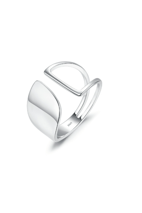 Silver Geometric Minimalist Band Ring-Ring-Krush Kandy, Women's Online Fashion Boutique Located in Phoenix, Arizona (Scottsdale Area)