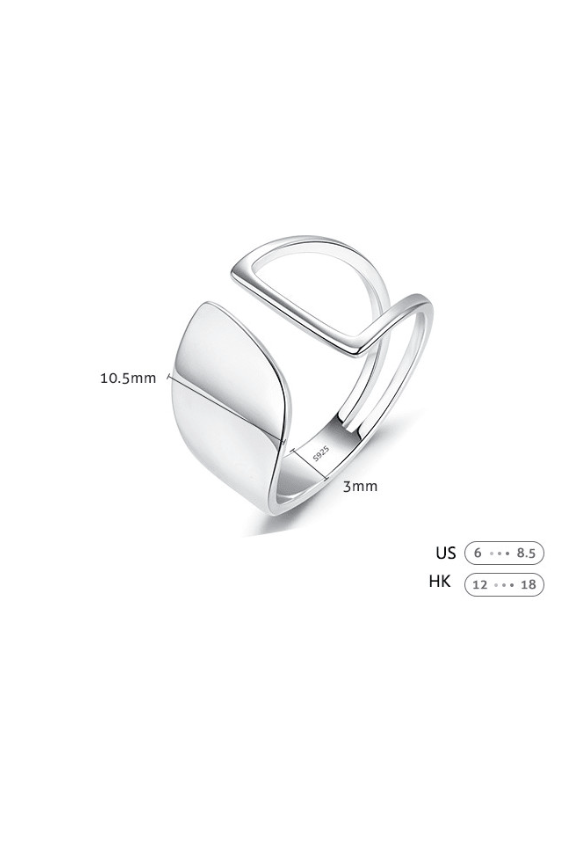 Silver Geometric Minimalist Band Ring-Ring-Krush Kandy, Women's Online Fashion Boutique Located in Phoenix, Arizona (Scottsdale Area)