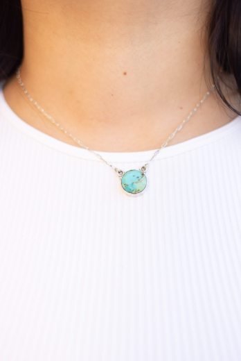 Lovely Turquoise Slabs-Necklaces-Krush Kandy, Women's Online Fashion Boutique Located in Phoenix, Arizona (Scottsdale Area)