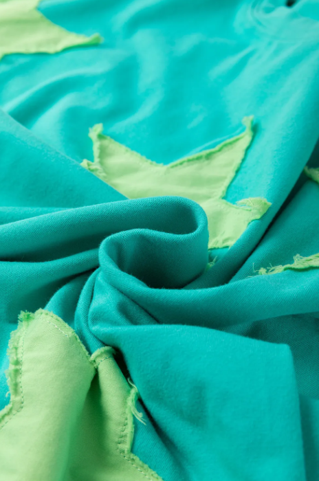 Star-Print Colorblock Tee-Tops-Krush Kandy, Women's Online Fashion Boutique Located in Phoenix, Arizona (Scottsdale Area)