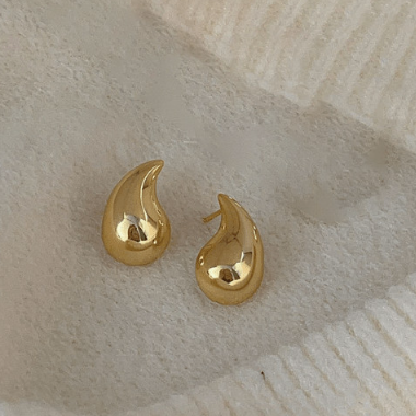 Water Drop Stud Earrings-Earrings-Krush Kandy, Women's Online Fashion Boutique Located in Phoenix, Arizona (Scottsdale Area)