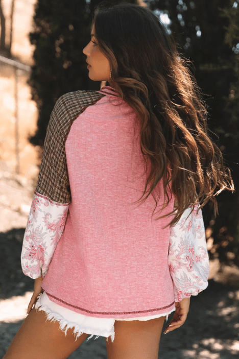 Boho Vibes Raglan Top-Tops-Krush Kandy, Women's Online Fashion Boutique Located in Phoenix, Arizona (Scottsdale Area)