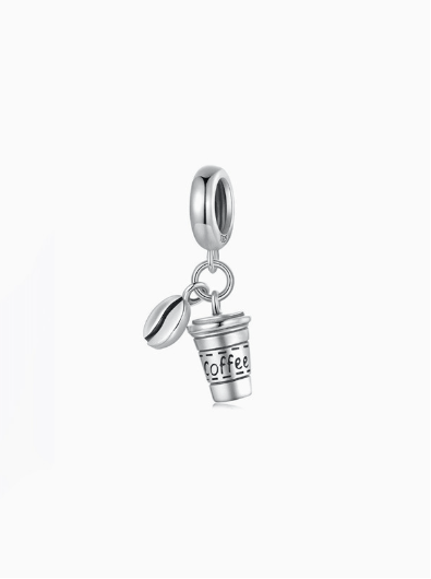 Coffee Minimalist Charm-Jewelry-Krush Kandy, Women's Online Fashion Boutique Located in Phoenix, Arizona (Scottsdale Area)