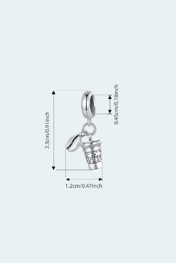 Coffee Minimalist Charm-Jewelry-Krush Kandy, Women's Online Fashion Boutique Located in Phoenix, Arizona (Scottsdale Area)