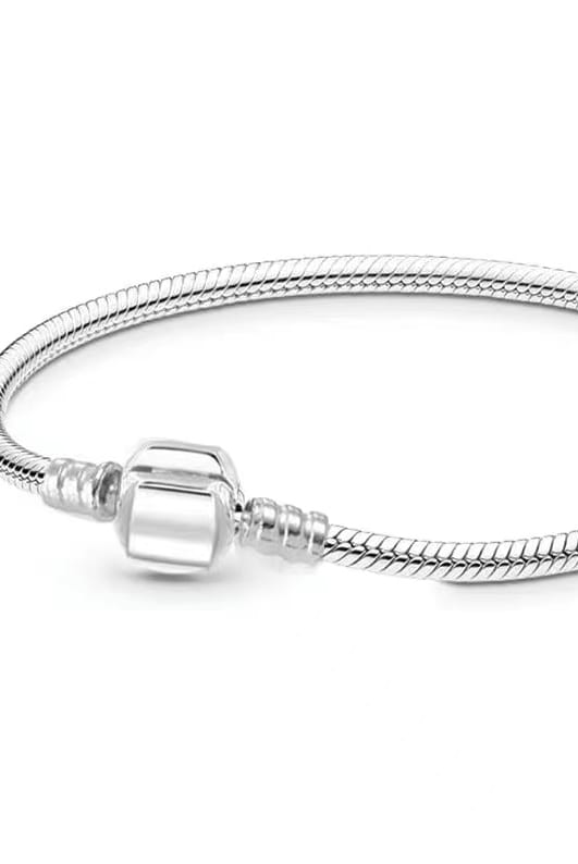 Sterling Silver Snake Minimalist Link Bracelet-Jewelry-Krush Kandy, Women's Online Fashion Boutique Located in Phoenix, Arizona (Scottsdale Area)
