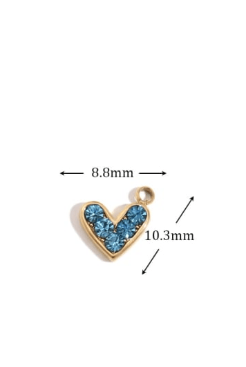 Little Gold Heart Charm-Jewelry-Krush Kandy, Women's Online Fashion Boutique Located in Phoenix, Arizona (Scottsdale Area)