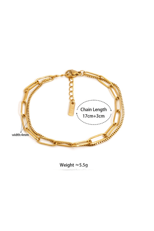 Chain Link Bracelet-Jewelry-Krush Kandy, Women's Online Fashion Boutique Located in Phoenix, Arizona (Scottsdale Area)