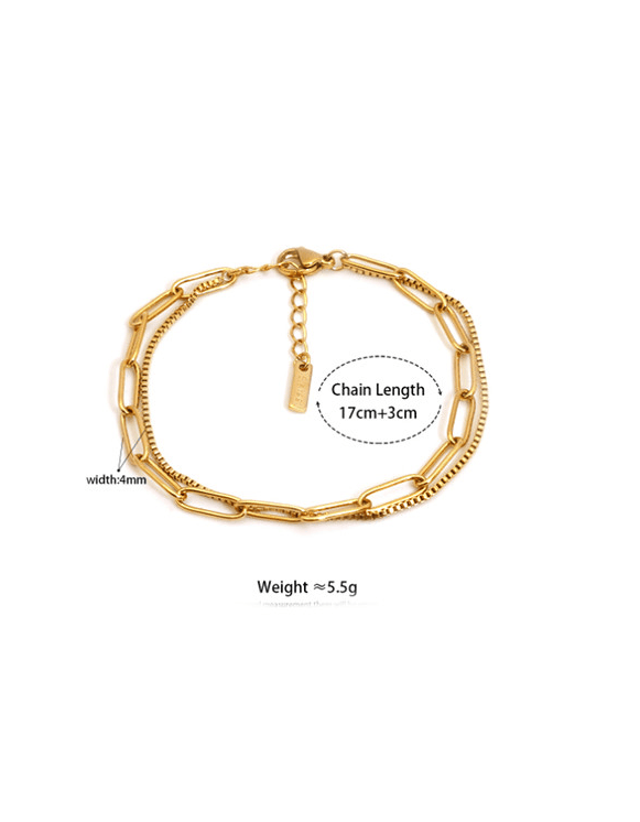 Chain Link Bracelet-Jewelry-Krush Kandy, Women's Online Fashion Boutique Located in Phoenix, Arizona (Scottsdale Area)
