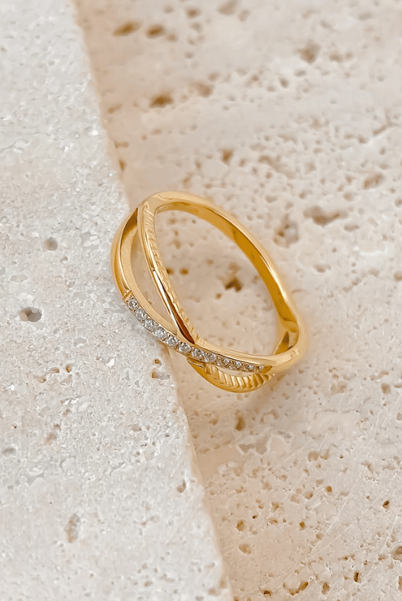 Cross Minimalist Stackable Ring-Jewelry-Krush Kandy, Women's Online Fashion Boutique Located in Phoenix, Arizona (Scottsdale Area)