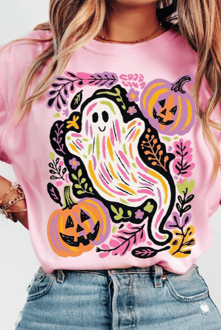 Pastel Pumpkin Patch Tee-Graphic Tees-Krush Kandy, Women's Online Fashion Boutique Located in Phoenix, Arizona (Scottsdale Area)