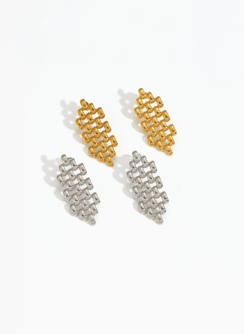 Stainless Steel Geometric Cluster Stud Earrings-Jewelry-Krush Kandy, Women's Online Fashion Boutique Located in Phoenix, Arizona (Scottsdale Area)