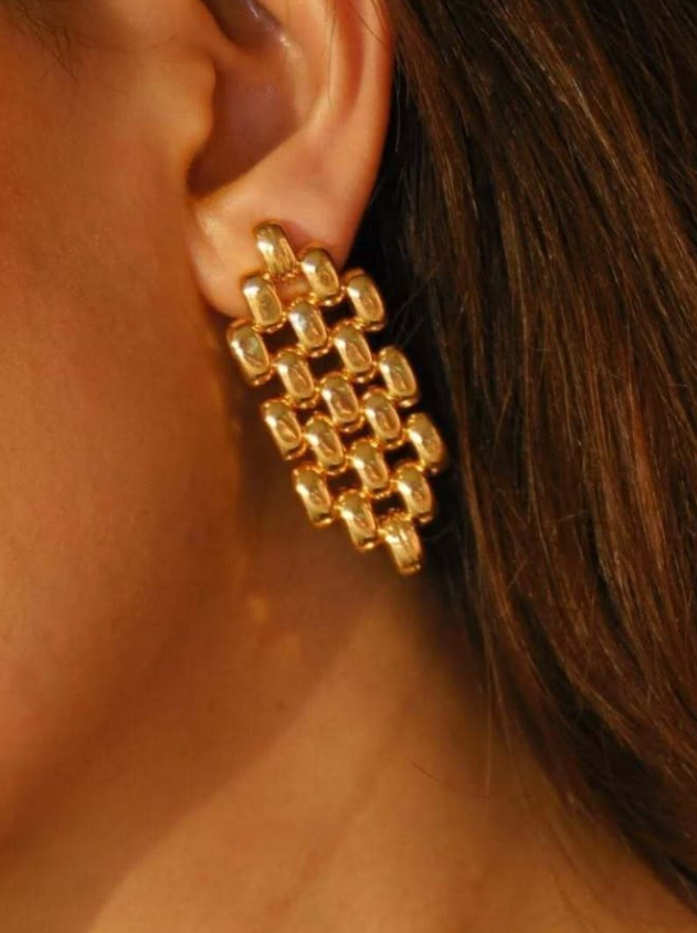 Stainless Steel Geometric Cluster Stud Earrings-Jewelry-Krush Kandy, Women's Online Fashion Boutique Located in Phoenix, Arizona (Scottsdale Area)