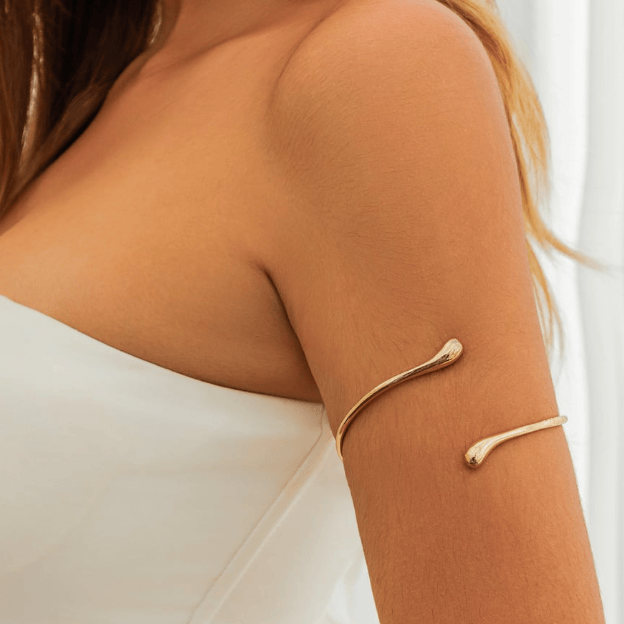 Large Zinc Alloy Cuff Bangle Arm Chain-Jewelry-Krush Kandy, Women's Online Fashion Boutique Located in Phoenix, Arizona (Scottsdale Area)