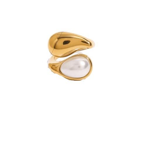 Stainless Steel Ethereal Stone Slab Ring-Jewelry-Krush Kandy, Women's Online Fashion Boutique Located in Phoenix, Arizona (Scottsdale Area)
