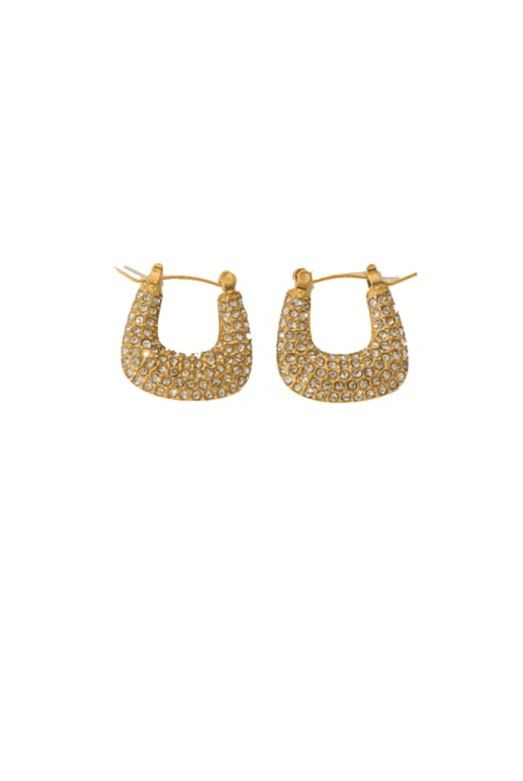 Rhinestone Geometric Minimalist Drop Earrings-Jewelry-Krush Kandy, Women's Online Fashion Boutique Located in Phoenix, Arizona (Scottsdale Area)