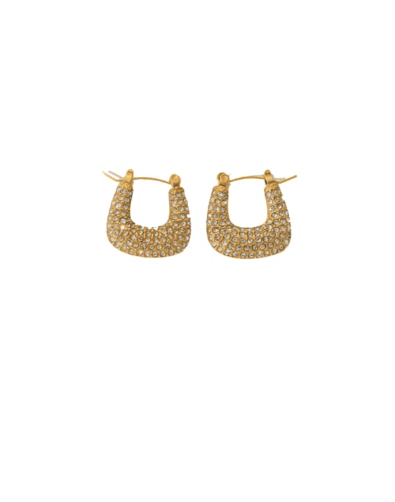 Rhinestone Geometric Minimalist Drop Earrings-Jewelry-Krush Kandy, Women's Online Fashion Boutique Located in Phoenix, Arizona (Scottsdale Area)