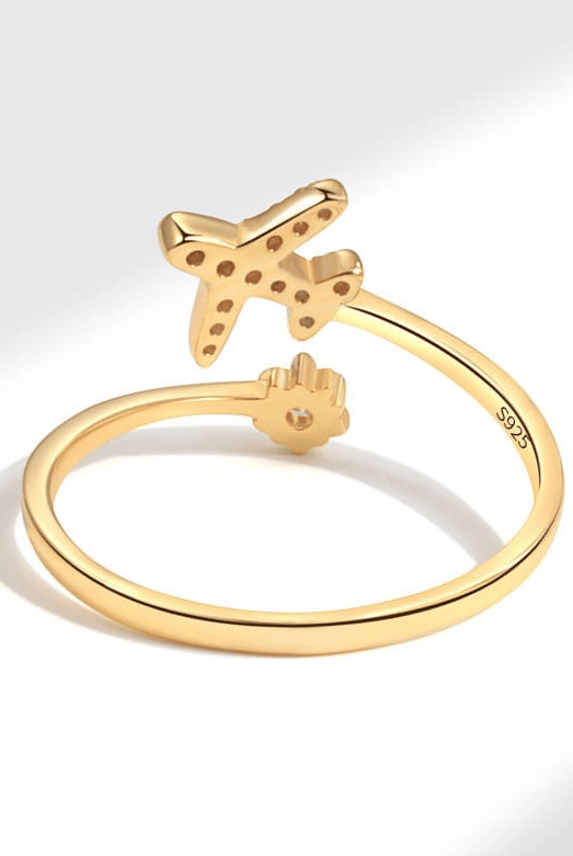 Catch Flights Not Feelings Crystal Ring-Jewelry-Krush Kandy, Women's Online Fashion Boutique Located in Phoenix, Arizona (Scottsdale Area)