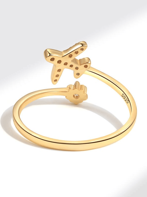 Catch Flights Not Feelings Crystal Ring-Jewelry-Krush Kandy, Women's Online Fashion Boutique Located in Phoenix, Arizona (Scottsdale Area)