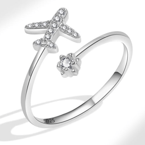 Catch Flights Not Feelings Crystal Ring-Jewelry-Krush Kandy, Women's Online Fashion Boutique Located in Phoenix, Arizona (Scottsdale Area)