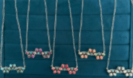 One Of A Kind Jasper Cluster Necklaces-Necklaces-Krush Kandy, Women's Online Fashion Boutique Located in Phoenix, Arizona (Scottsdale Area)