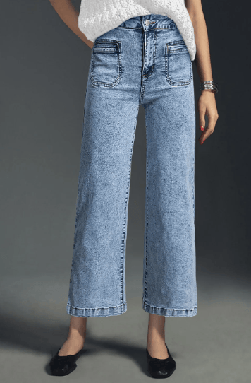 Chic Patch Pocket Straight Leg Loose Jeans-Jeans-Krush Kandy, Women's Online Fashion Boutique Located in Phoenix, Arizona (Scottsdale Area)