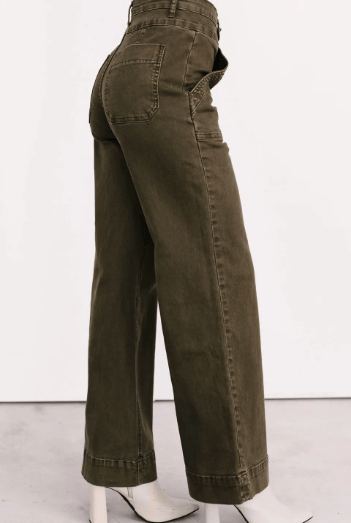 Double Waistband Loose Straight Jeans-Jeans-Krush Kandy, Women's Online Fashion Boutique Located in Phoenix, Arizona (Scottsdale Area)