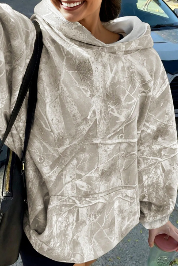 Camouflage Woodland Oversized Hoodie-Hoodies-Krush Kandy, Women's Online Fashion Boutique Located in Phoenix, Arizona (Scottsdale Area)