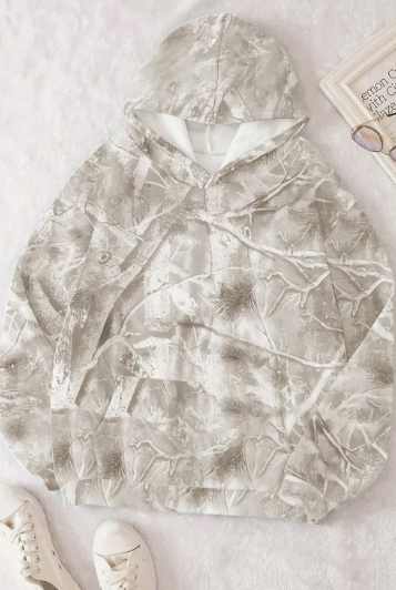 Camouflage Woodland Oversized Hoodie-Hoodies-Krush Kandy, Women's Online Fashion Boutique Located in Phoenix, Arizona (Scottsdale Area)