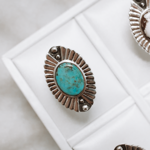 Astoria Single Stone Ring-Chain Necklaces-Krush Kandy, Women's Online Fashion Boutique Located in Phoenix, Arizona (Scottsdale Area)