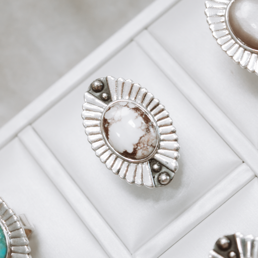 Astoria Single Stone Ring-Chain Necklaces-Krush Kandy, Women's Online Fashion Boutique Located in Phoenix, Arizona (Scottsdale Area)