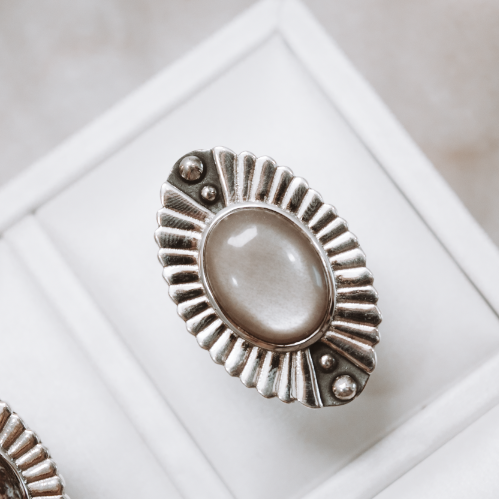 Astoria Single Stone Ring-Chain Necklaces-Krush Kandy, Women's Online Fashion Boutique Located in Phoenix, Arizona (Scottsdale Area)