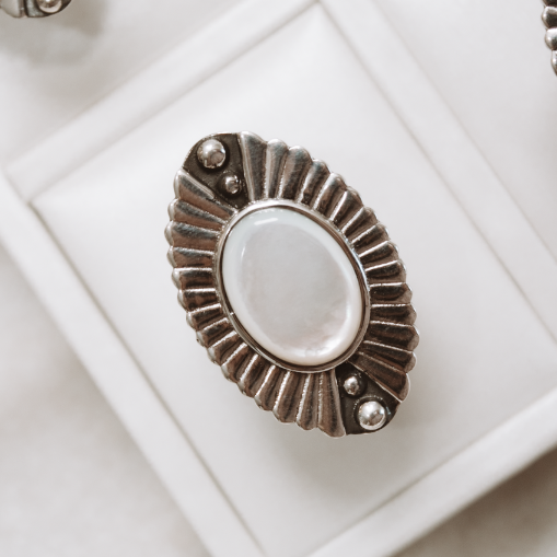 Astoria Single Stone Ring-Chain Necklaces-Krush Kandy, Women's Online Fashion Boutique Located in Phoenix, Arizona (Scottsdale Area)