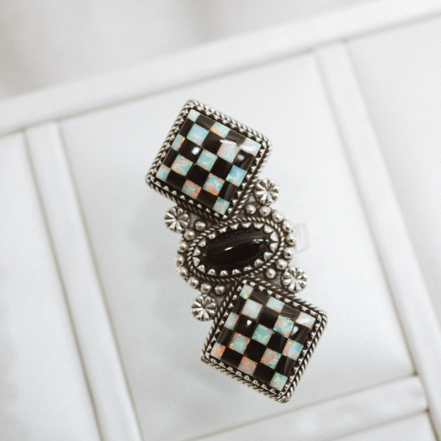 Checkmate Canvas Ring-Crawler Rings-Krush Kandy, Women's Online Fashion Boutique Located in Phoenix, Arizona (Scottsdale Area)