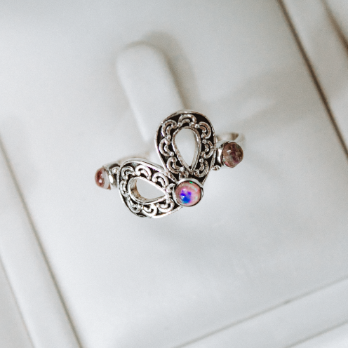 Gift Of You Bow Ring-Cluster Rings-Krush Kandy, Women's Online Fashion Boutique Located in Phoenix, Arizona (Scottsdale Area)