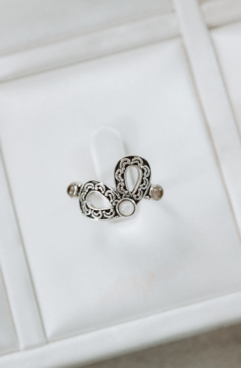 Gift Of You Bow Ring-Cluster Rings-Krush Kandy, Women's Online Fashion Boutique Located in Phoenix, Arizona (Scottsdale Area)