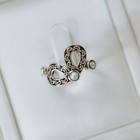 Gift Of You Bow Ring-Cluster Rings-Krush Kandy, Women's Online Fashion Boutique Located in Phoenix, Arizona (Scottsdale Area)